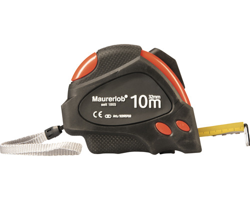 Rollbandmass Maurerlob 10 m Maurerlob Rollbandmass, 10 Meter, 32 Millimeter
