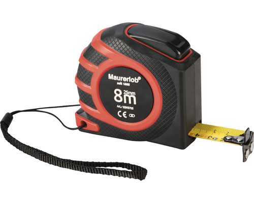 Rollbandmass Maurerlob 8 m Bandmass mit einer Länge von acht Metern