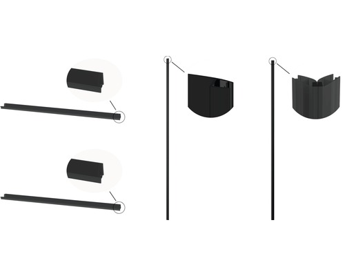 Bild von Duschdichtungen und Duschprofilen