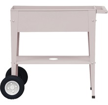 Hochbeet mit Rädern und Ablagefläche