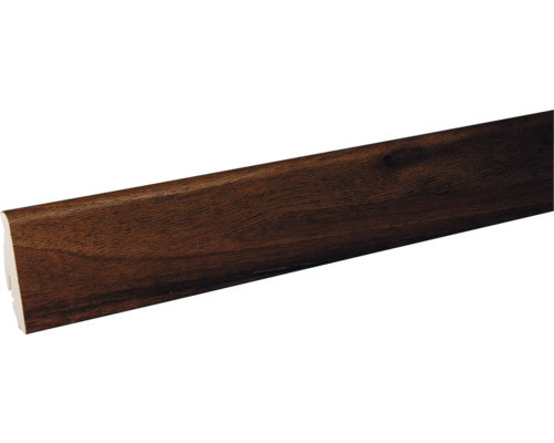 Plinthe SKANDOR noyer 37689-2 FU60L 19x58x2400 mm Plinthe en bois