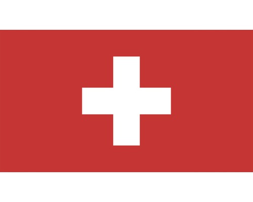 Fahne mit Schweiz Motiv 130x130 cm