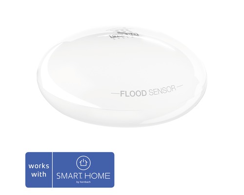 Détecteur d'eau Fibaro SMART HOME by hornbach avec capteur de température