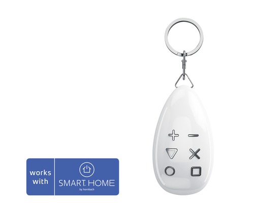 Télécommande Fibaro KeyFob blanc FIBEFGKF-601 compatible avec SMART HOME by hornbach