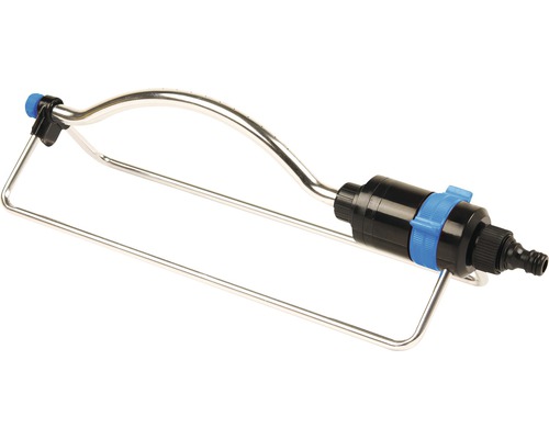 Arroseur de jardin en métal avec raccord en plastique