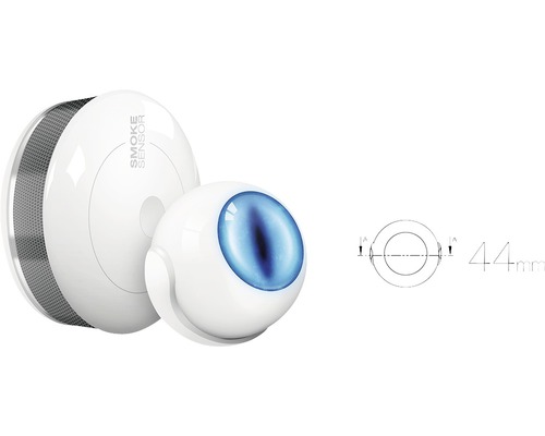 Détecteur de fumée et schéma dimensionnel