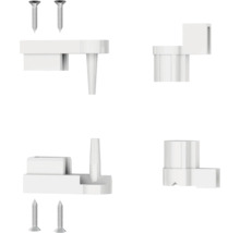 Befestigungsmaterial für Insektenschutzgitter mit Schrauben