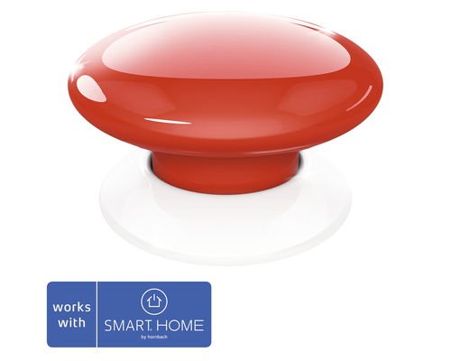 Fibaro Smart Button rot FIBEFGPB-101-3 Kompatibel mit SMART HOME by hornbach
