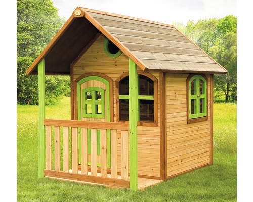 Maisonnette en bois avec véranda pour le jardin
