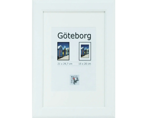 Bilderrahmen Holz Göteborg weiss 21x29.7 cm (DIN A4)