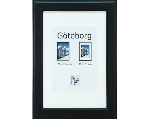Bilderrahmen Holz Göteborg schwarz 21x29.7 cm (DIN A4)