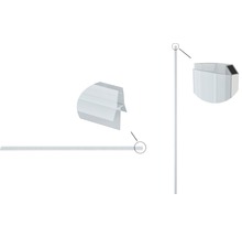 Profilé en plastique pour le montage de pavés de verre