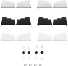 Kit d''accessoires d''étagère d''escalier avec vis et capuchons