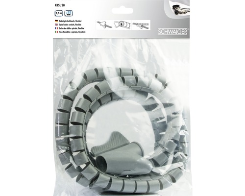 Gaine de câble spirale flexible dans l''emballage