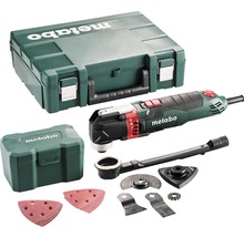 Outil multifonction Metabo avec accessoires et deux coffrets de rangement