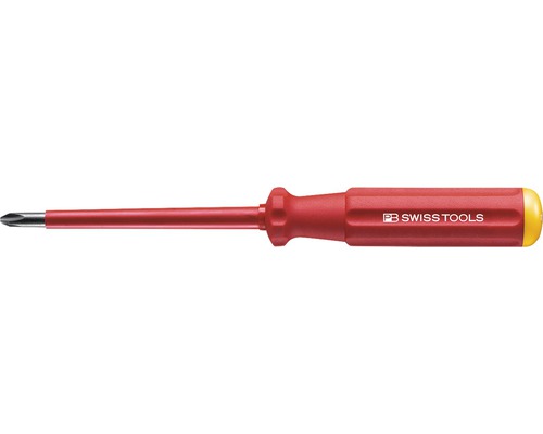PB Swiss Tools Tournevis pour vis à fente isolé PB 5190 / 0-60 isolé 150 mm Tournevis cruciforme de PB Swiss Tools