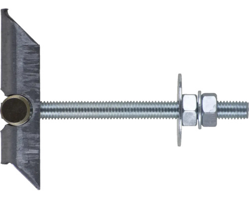 Cheville à ailettes KD-D8 Spagat Pro, M8, 10 unités Cheville à bascule avec vis, rondelle et écrou