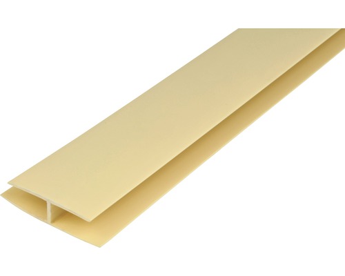 Baguette de liaison Duropan beige 10x45x2700 mm Profilé en H en plastique