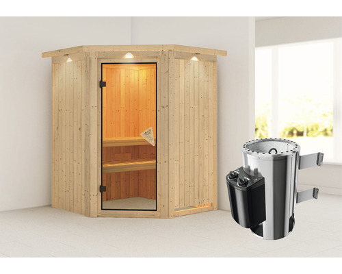 Elementsauna Karibu Achat II Komfort