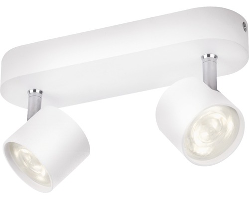 Plafonnier avec deux spots