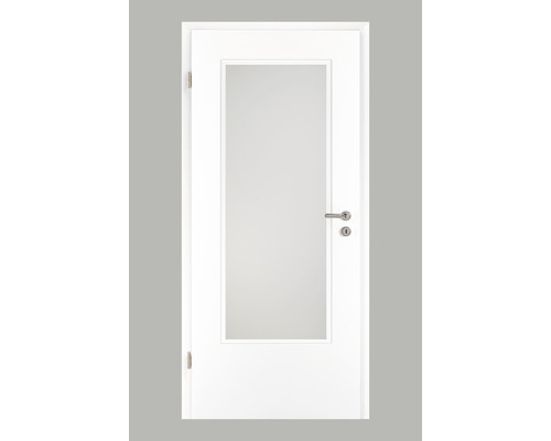 Porte intérieure Pertura Yori CPL blanc 86.0x198.5 cm gauche LA-G3 (sans vitrage)