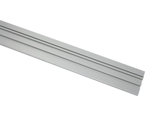 Aluminium-Vorhangschiene aluminium 2-läufig 250 cm