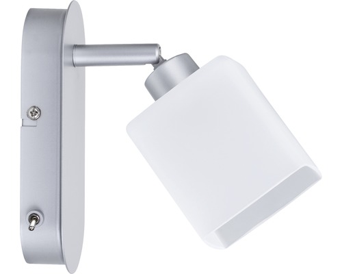 Wandleuchte mit verstellbarem, weißem Schirm