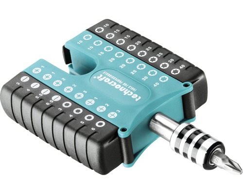 Jeu d’outils Technocraft avec porte-embout et différents embouts