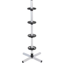 Support de sol avec quatre supports pour accessoires