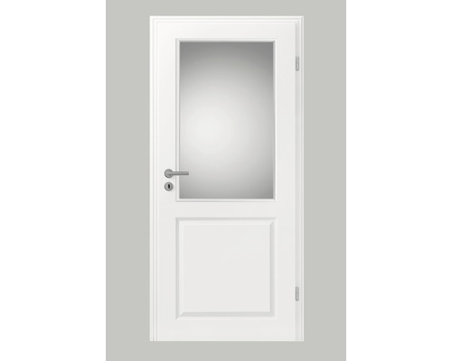 Porte intérieure Pertura Pila 03 blanc (semblable à RAL 9010) 86,0x198,5 cm droite avec découpe GR (sans vitrage)