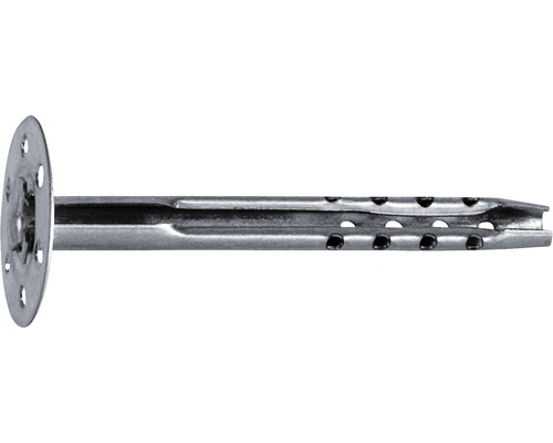 Cheville pour isolant Tox Keeper Metal 8/90, 100 pièces Cheville pour matériau isolant en métal avec disque