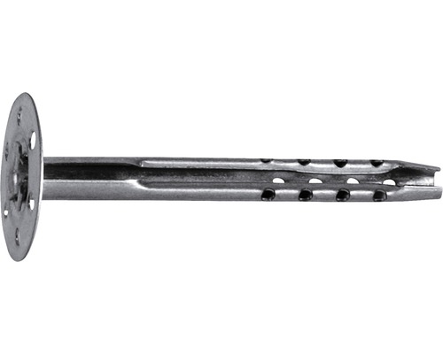 Dämmstoffdübel Tox Keeper Metal 8/110, 100 Stück Metall Schlagdübel mit Teller