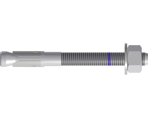 Boulon d'ancrage Tox S-Fix Pro M10x90/10, 50 pièces Ancrage lourd avec filetage, écrou et rondelle