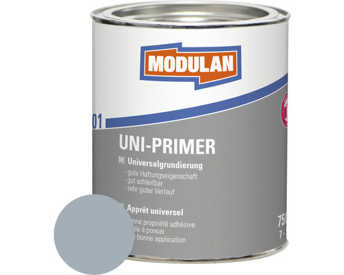Sous-couche MODULAN 6001 Uni-Primer RAL 7001 gris argenté 750 ml