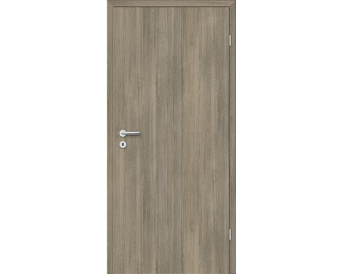 Porte en bois avec poignée et serrure