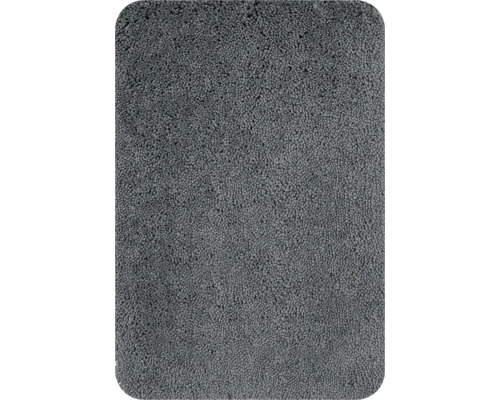 Tapis de salle de bains Spirella Highland gris 60x90 cm