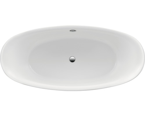 Baignoire îlot en acrylique sanitaire, forme ovale