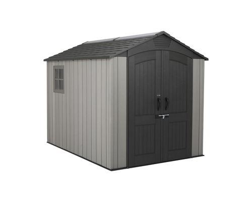 Abri de jardin avec double porte et fenêtre