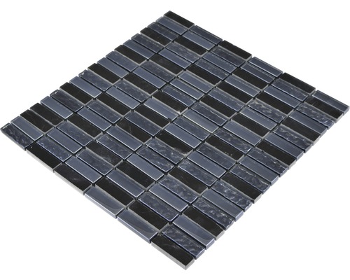 Mosaïque en verre, rectangulaire