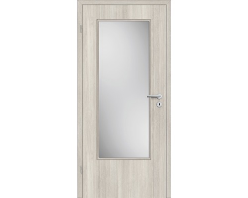 Zimmertür mit Glaseinsatz