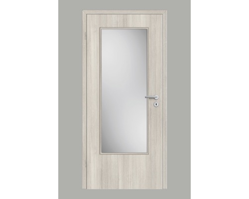 Porte intérieure Pertura Yori CPL Mélèze Cashmere longitudinal RK 86.0x198.5 gauche LA G3 (sans vitrage)