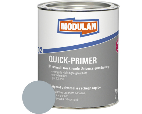 Sous-couche MODULAN 6002 Quick-Primer RAL 7001 gris argenté 750 ml