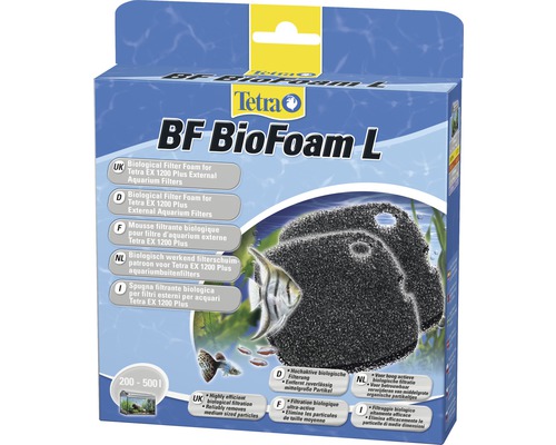 Éponge filtrante biologique Tetratec BF 1200 Tetra BF BioFoam L pour filtres externes Tetra EX 1200 Plus, emballage