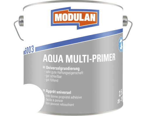 MODULAN 6003 Aqua Multi-Primer Grundierung weiss 2,5 L
