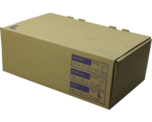 Versandkarton Cargo Point 250 x 150 x 400 mm Wellpappe 13,3 l bis 25 kg