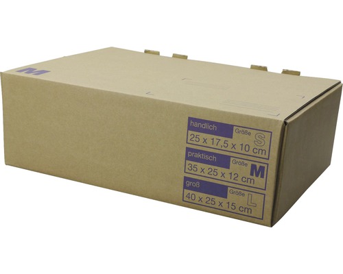 Cargo Point Versandkarton 250 x 120 x 350 mm Wellpappe 9,2 l bis 25 kg