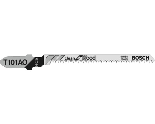 Lame de scie sauteuse Bosch T101AO pour des coupes de bois nettes
