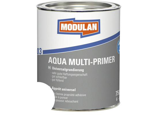 MODULAN 6003 Aqua Multi-Primer Grundierung weiss 750 ml MODULAN Aqua Multi Primer in einer Dose