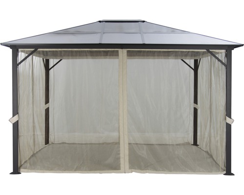 Pavillon avec rideaux pour l''extérieur