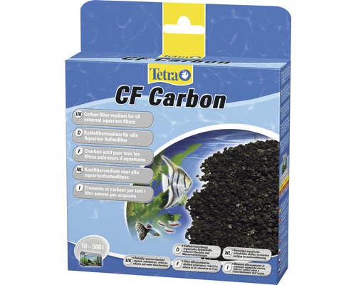 Média filtrant au charbon Tetra CF pour filtres extérieurs d''aquariums